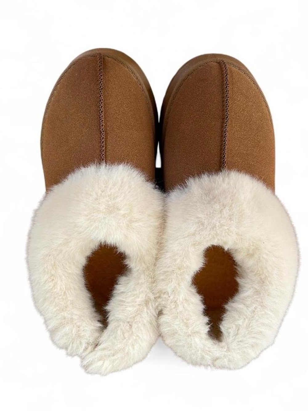 COMFY CHESTNUT BROWN SLIPPERS